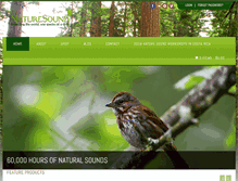 Tablet Screenshot of naturesound.org